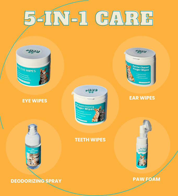 MISU 5-in-1 Pet Care Kit