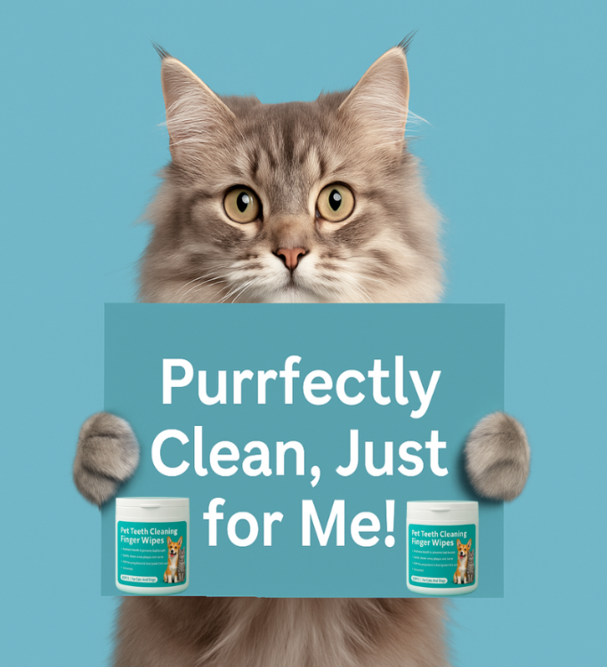 Pet Dental Finger Wipes