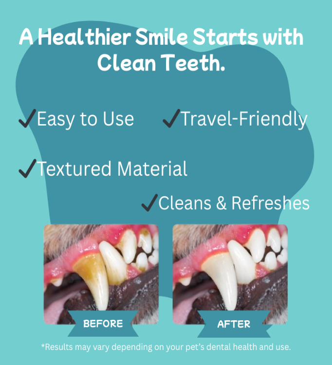 Pet Dental Finger Wipes