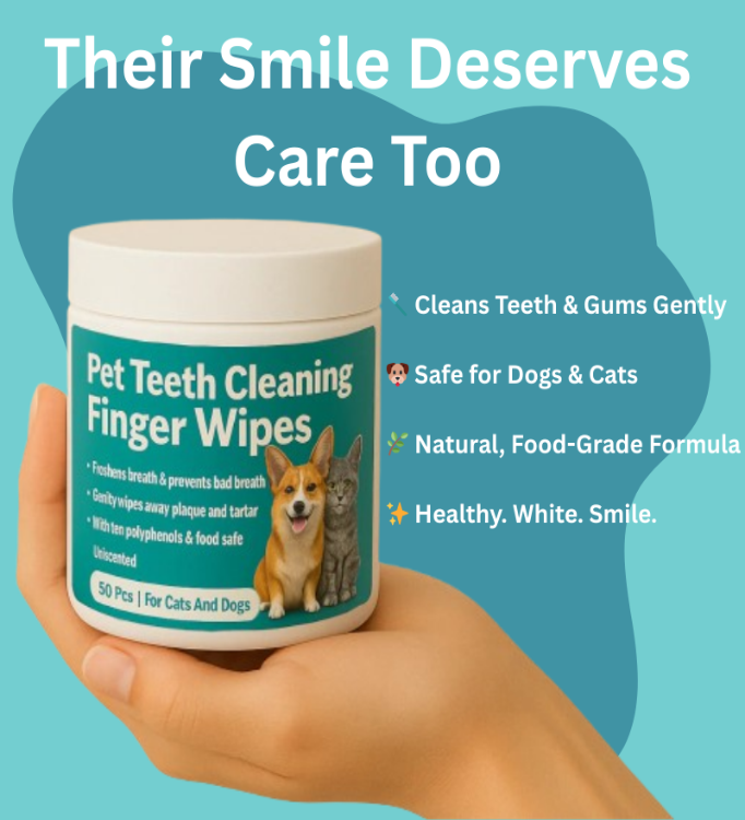 Pet Dental Finger Wipes