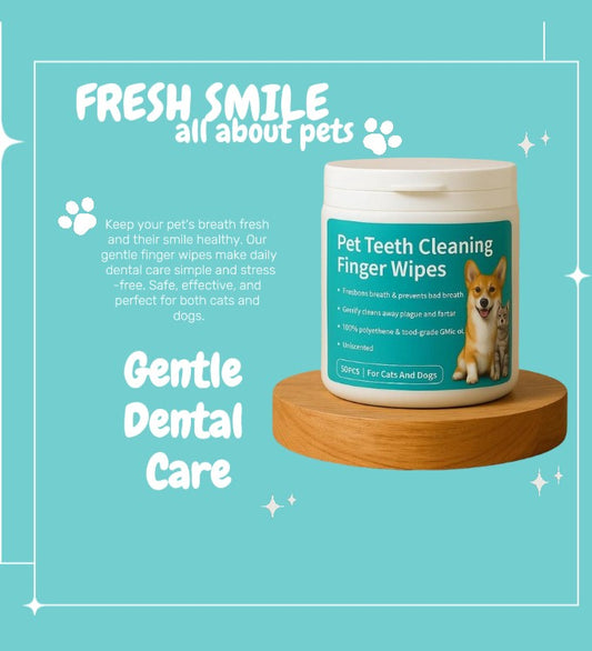 Pet Dental Finger Wipes